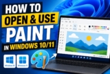 How to Open & Use Paint in Windows 10/11