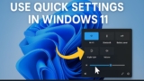 How to Use Quick Settings in Windows 11
