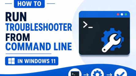 How to Run Troubleshooter from Command Line in Windows 11