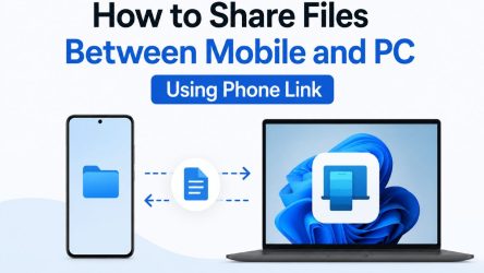 How to Share Files Between Mobile and PC Using Phone Link