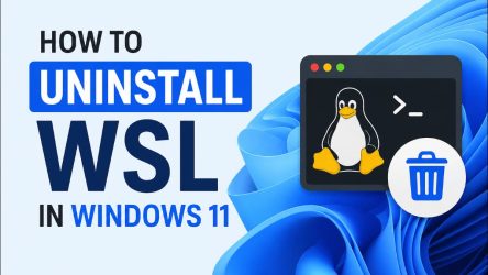 How to Uninstall WSL in Windows 11