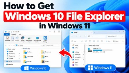 How to Get Windows 10 File Explorer in Windows 11