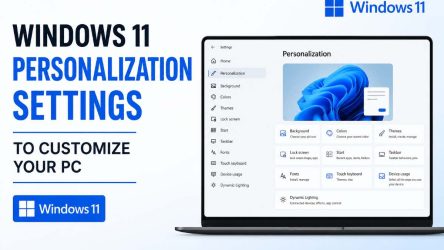 Windows 11 Personalization Settings to Customize Your PC